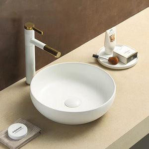 KDK Basins PA37378MW Above Counter Basin 370*370*110mm Matt White