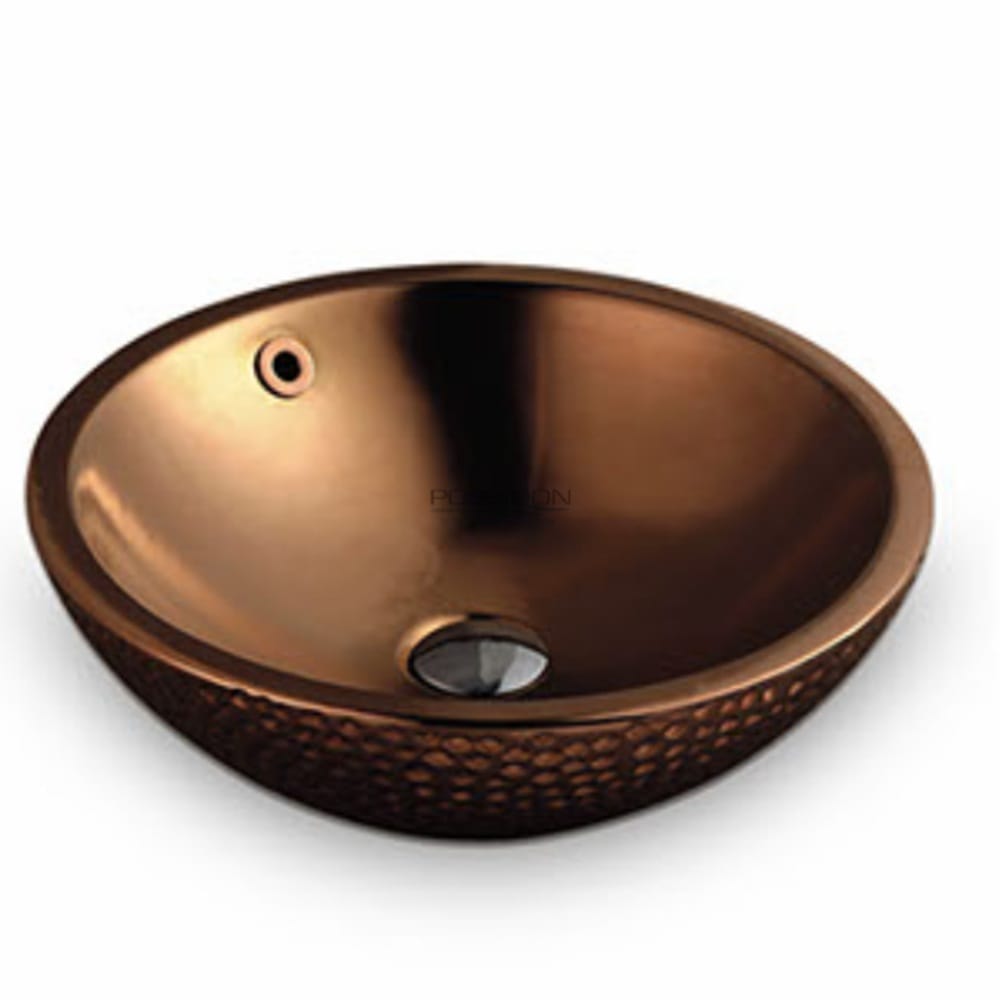 KDK Basins PA4343RG Above Counter Basin 430*430*145mm Rose Gold