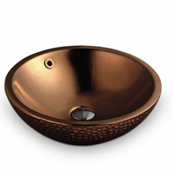 KDK Basins PA4343RG Above Counter Basin 430*430*145mm Rose Gold