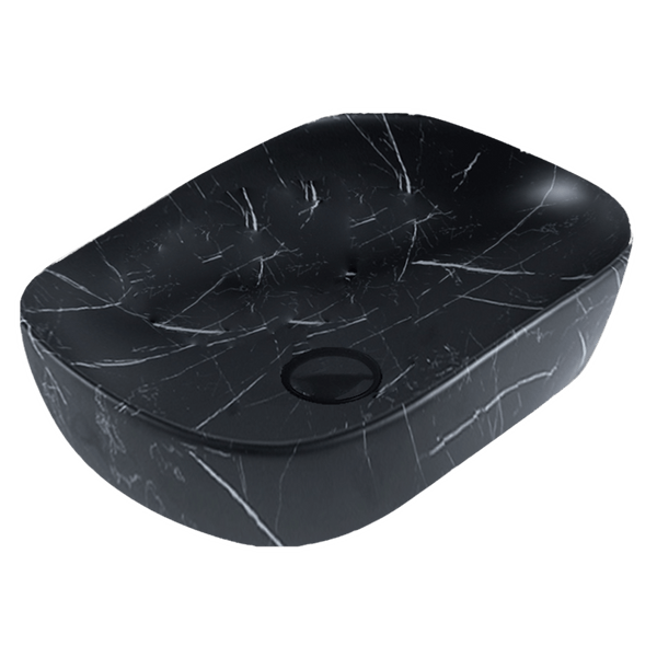 KDK Basins PA4632MBM Above Counter Basin 465*320*135mm Black Carrara