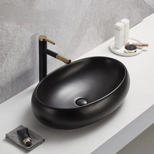 KDK Basins PA6040MB Above Counter Basin 600*400*150mm Matt Black