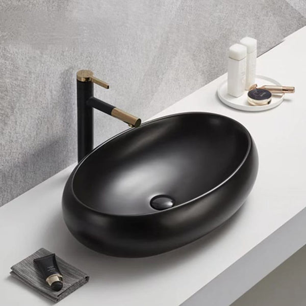 KDK Basins PA6040MB Above Counter Basin 600*400*150mm Matt Black