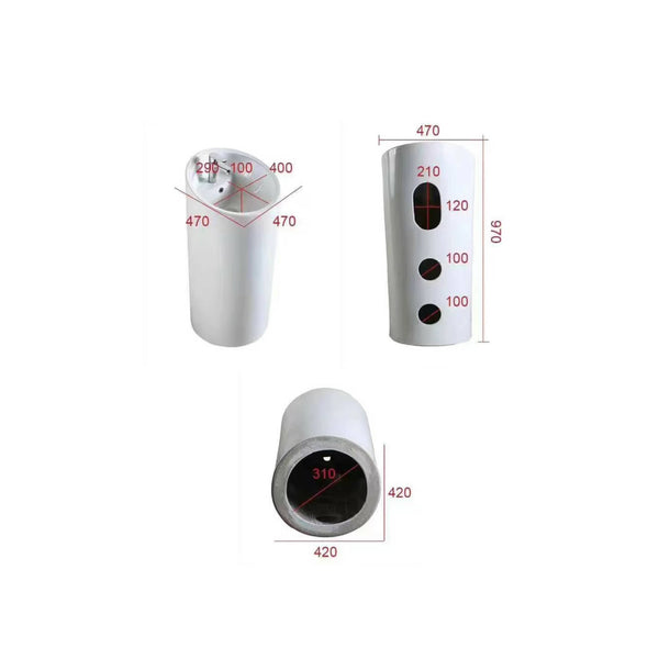 KDK Basins PF5146R Free-Standing Basin 970*470mm