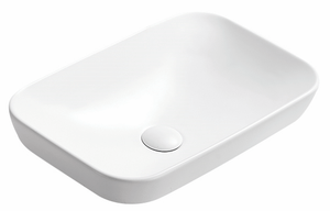 KDK Basins PI5134MW Above Counter Basin 520*340*155mm Matt White