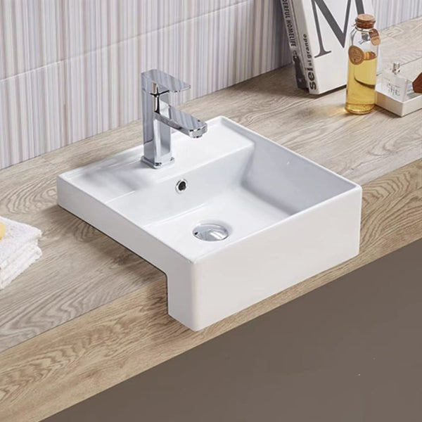 KDK Basins PSR4141 Semi-Reccessed Basin 410*410*345mm