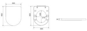KDK Bathroom Accessories SC130-B Seat Cover