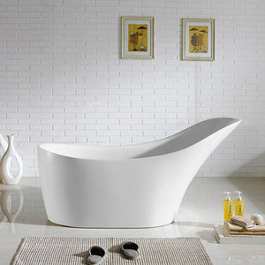 KDK Bathtubs Bevel BBT1400NF Free Standing Bathtub Non Overflow 1400*710*720mm