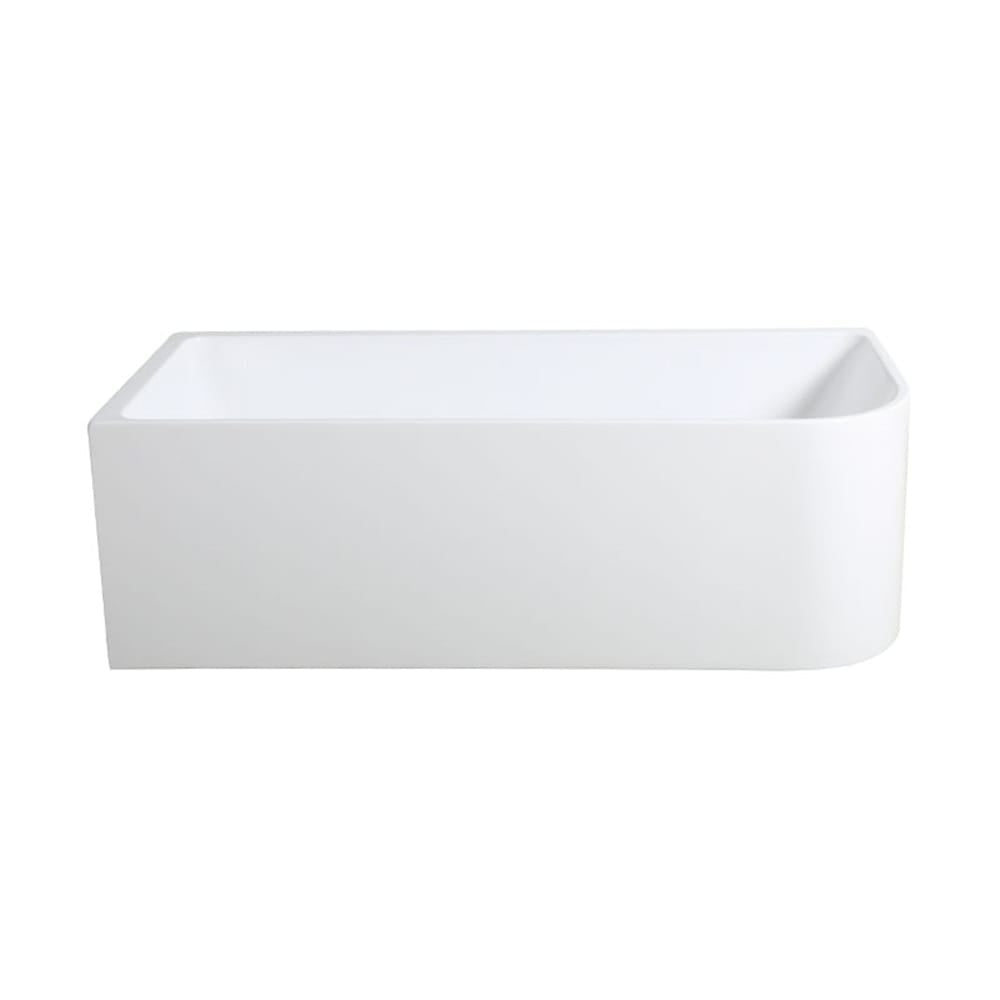 KDK Bathtubs Corner MWBT-6L-1700-580 Left Corner BTW Bathtub  Matte White Non Overflow 1700*730*580mm