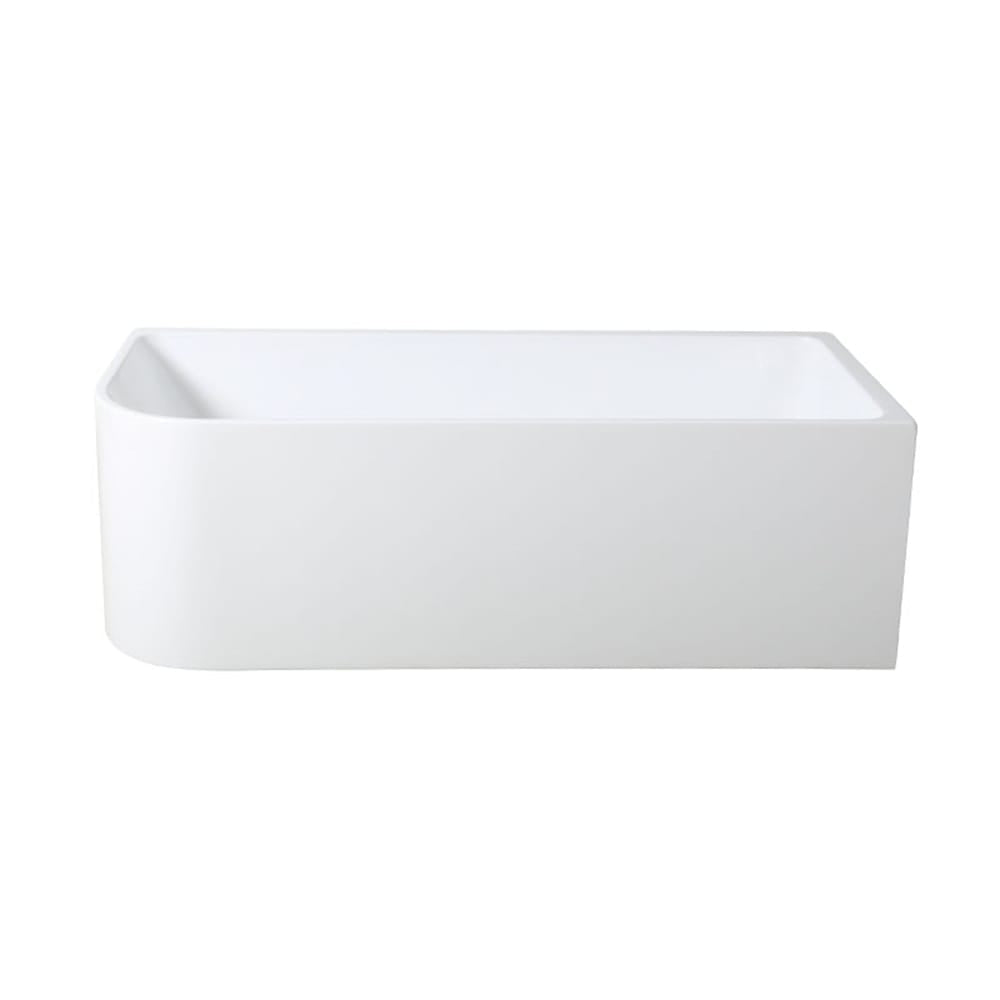 KDK Bathtubs Corner MWBT-6R-1500-580 Right Corner BTW Bathtub Matte White  NON OVERFLOW 1500*730*580mm
