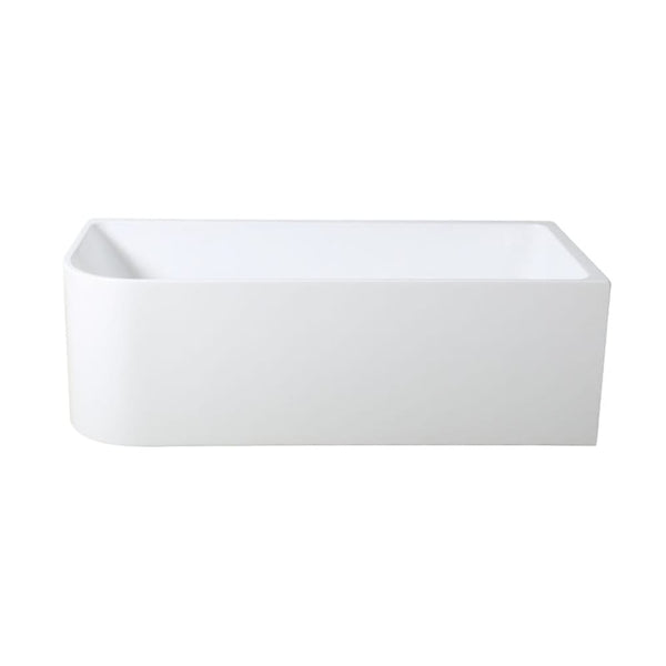 KDK Bathtubs Corner MWBT-6R-1500-580 Right Corner BTW Bathtub Matte White  NON OVERFLOW 1500*730*580mm