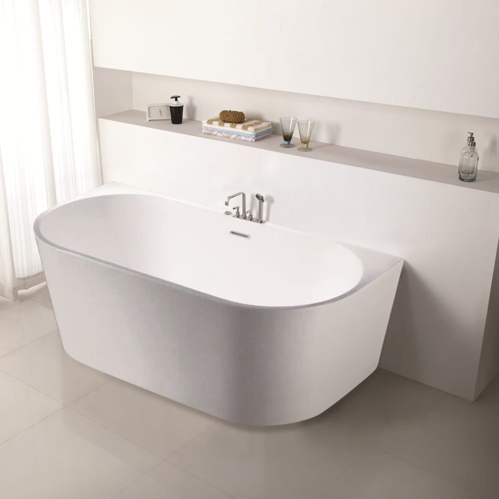 KDK Bathtubs ELBT1490-OF Elivia BTW Bathtub WITH Overflow  1490*745*605mm