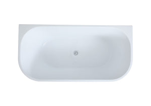 KDK Bathtubs Elivia MBBT-10-1500 BTW Bathtub Matte Black and Matte White 1500*750*580mm
