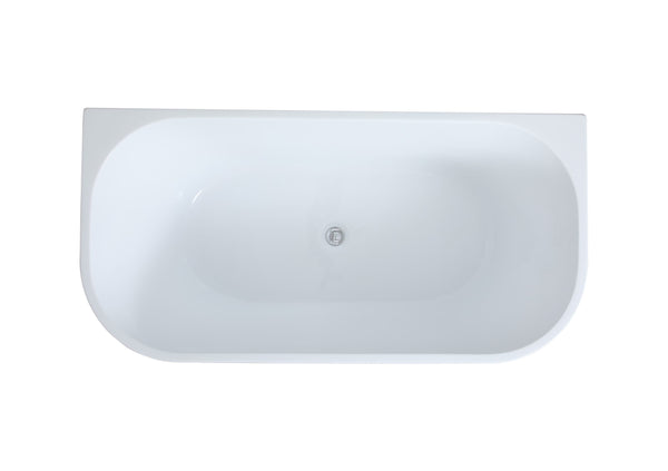 KDK Bathtubs Elivia MBBT-10-1500 BTW Bathtub Matte Black and Matte White 1500*750*580mm