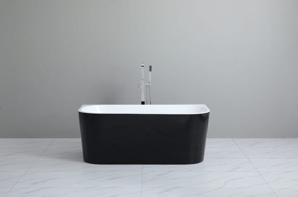 KDK Bathtubs Elivia MBBT-10-1700 BTW Bathtub+C2:C11 Matte Black and Matte White 1700*795*580mm