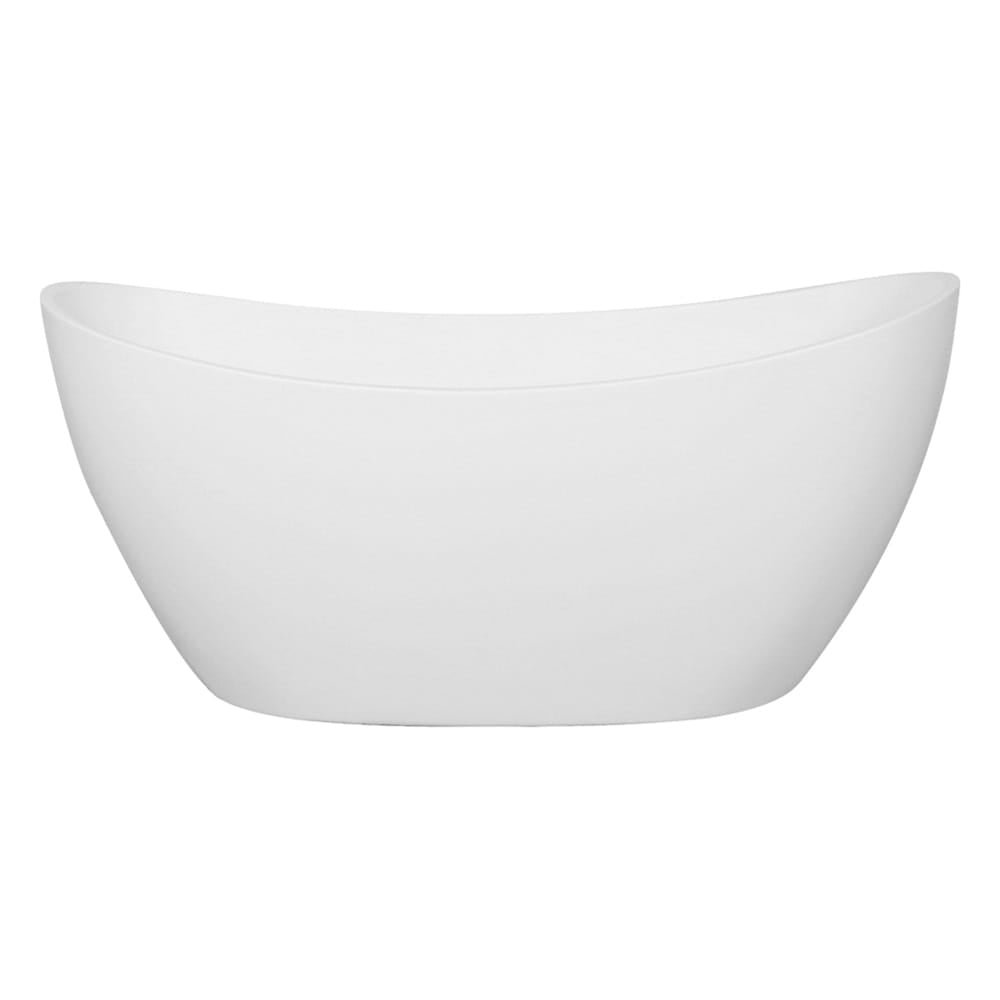 KDK Bathtubs Evie EBT1660MW Free Standing Bathtub Matte White Non Overflow 1660*780*690mm