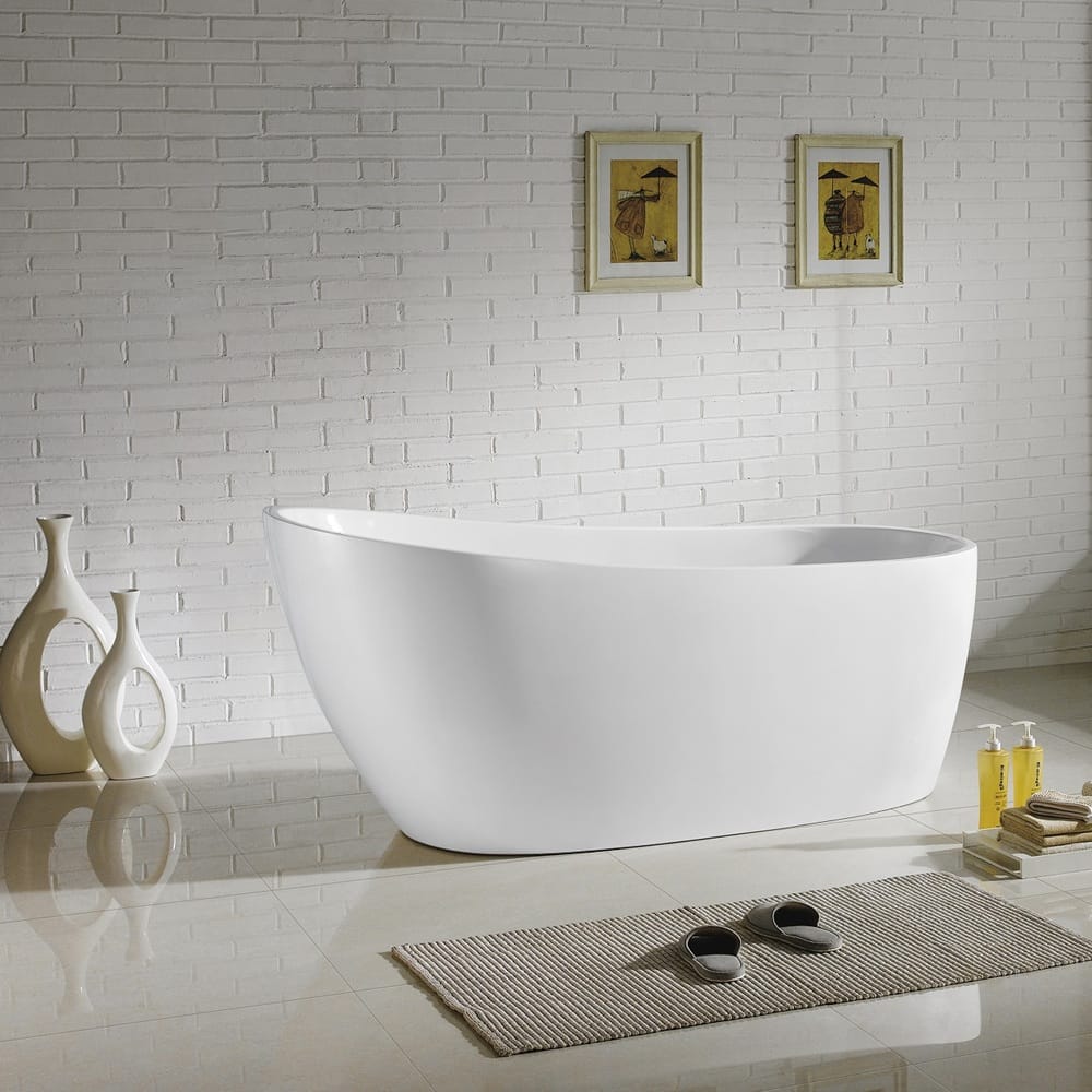 KDK Bathtubs HBT1715-NF Hamiton Free Standing Bathtub NON Overflow 1715*725*750mm