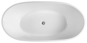 KDK Bathtubs Olivia OVBT1000NF Free Standing Bathtub Non Overflow 1000*700*550mm