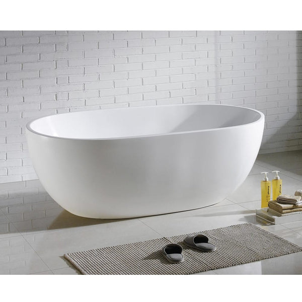 KDK Bathtubs Olivia OVBT1300NF Free Standing Bathtub Non Overflow 1300*700*560mm