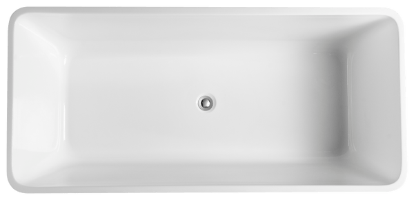 KDK Bathtubs Qubist QBT1400 Free Standing Bathtub Non Overflow 1400*710*590mm