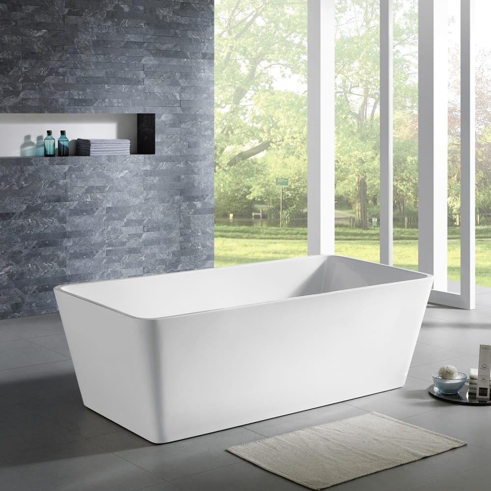 KDK Bathtubs Qubist QBT1500 Free Standing Bathtub Non Overflow 1500*705*580mm