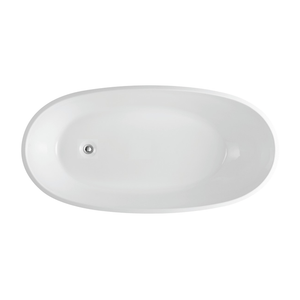 KDK Bathtubs Veda VBT1690 Free Standing Bathtub Non Overflow 1690*775*595mm