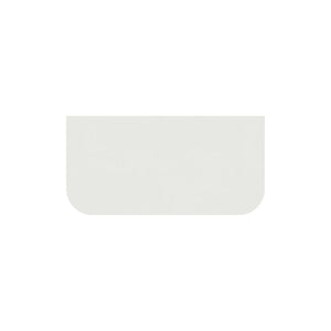 KDK Vanity Top Alba White Silica-Free Quartz Curved Vanity Top 600x505x20mm