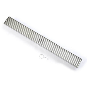 KDK Showers LGFD CHROME LINEAR SHOWER GRATE FLOOR WASTE 600/800/900/1000/1200MM