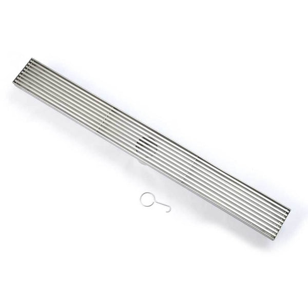 KDK Showers LGFD CHROME LINEAR SHOWER GRATE FLOOR WASTE 600/800/900/1000/1200MM