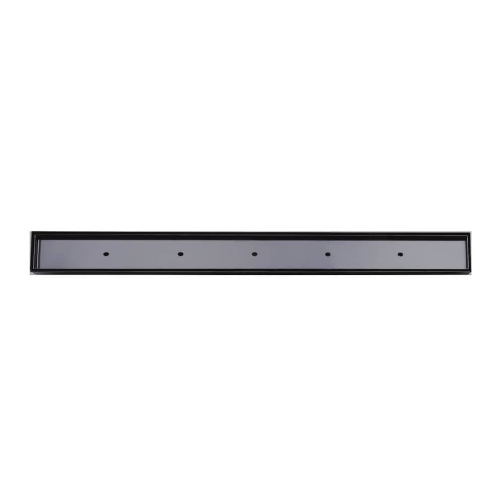 KDK Showers TIFD-B BLACK LINEAR TILE INSERT SHOWER GRATE  600/800/900/1000/1200MM