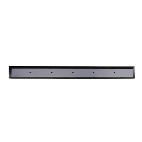 KDK Showers TIFD-B BLACK LINEAR TILE INSERT SHOWER GRATE  600/800/900/1000/1200MM