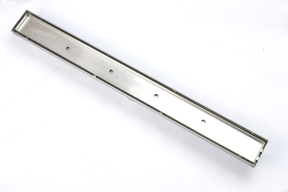 TIFD CHROME LINEAR TILE INSERT SHOWER GRATE  600/800/900/1000/1200MM