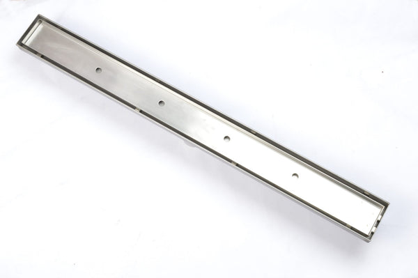 KDK Showers TIFD CHROME LINEAR TILE INSERT SHOWER GRATE  600/800/900/1000/1200MM