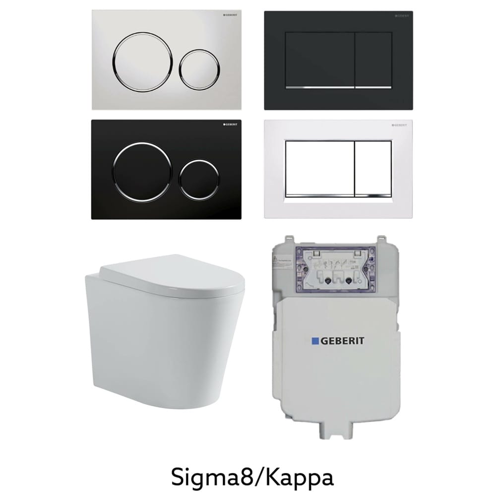 KDK Toilets Geberit In-Wall Floor Toilet Suit
