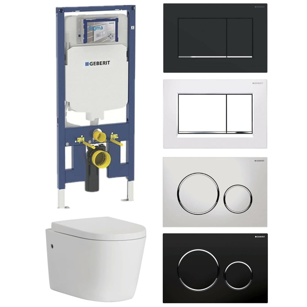 KDK Toilets Geberit In-Wall Wall Hung Toilet Suit