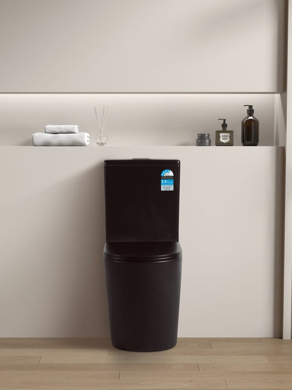 KDK Toilets KDK022R-MB — Avis KDK022R-MB Rimless Matt Black Toilet Suite