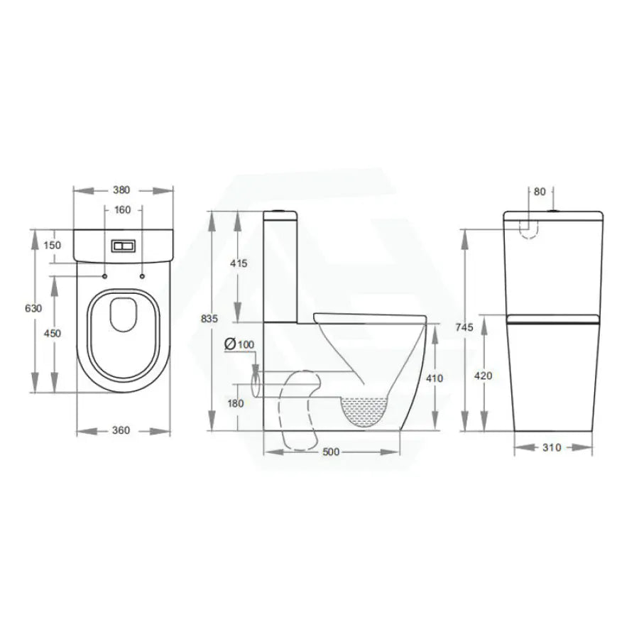 KDK025-MB — Veda BTW KDK025-MB Tornado Toilet Suite