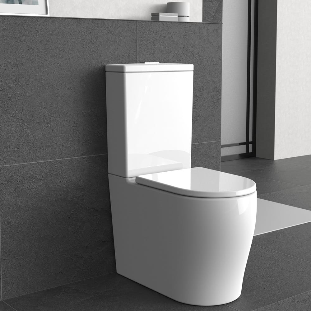 KDK Toilets KDK028 — Zeus Rimless Tornado KDK028 Toilet Suite