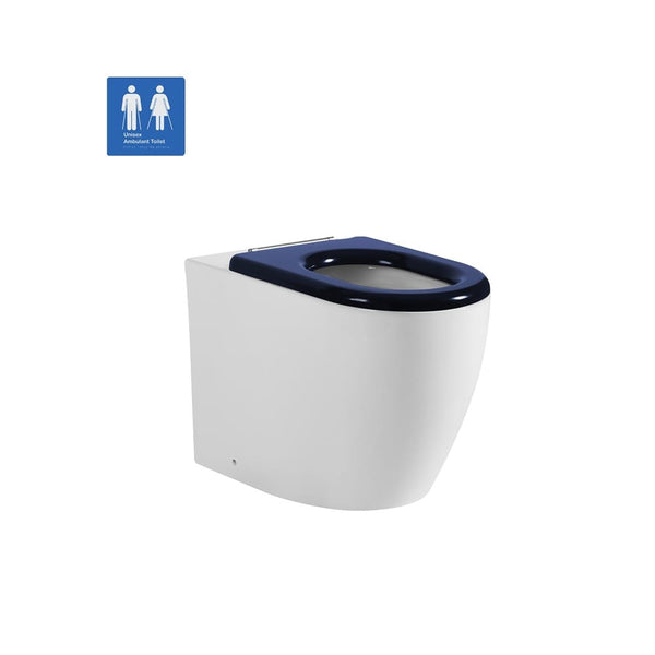 KDK Toilets KDK107T Elvera Tornado Wall Faced Floor Pan