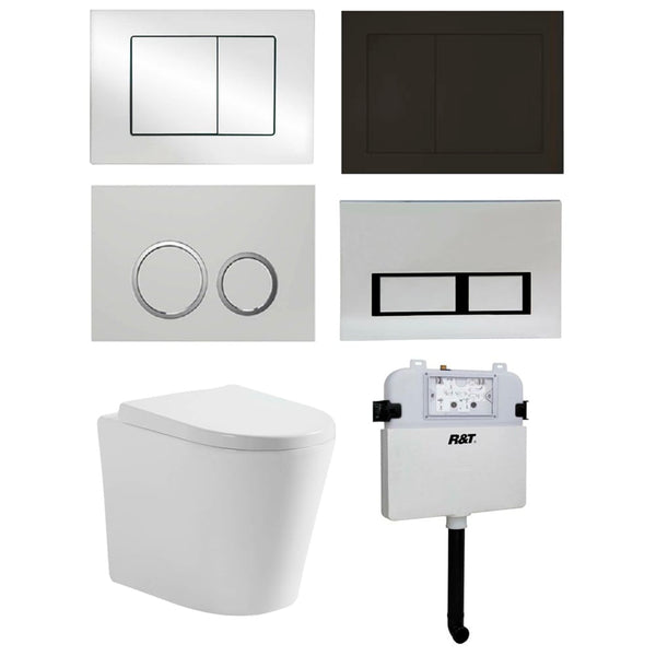 KDK Toilets R&T In-Wall Floor Toilet Suit
