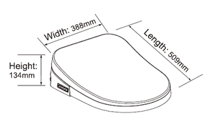KDK Toilets Smart Bedit Seat - SMBD01