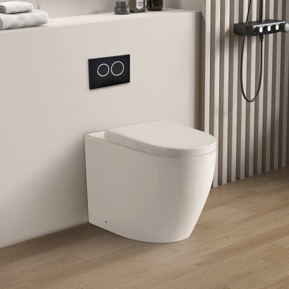KDK Toilets Veda Wall Faced Tornado Floor Pan (VE105TWFP) KDK105T