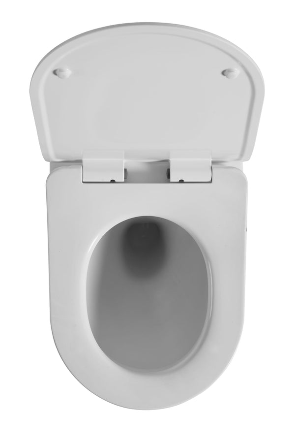 KDK Toilets Veda Wall Faced Tornado Floor Pan (VE105TWFP) KDK105T