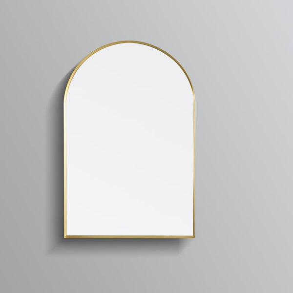 KDK Vanities KDK- KAR6090F-BG OLIVIA ARCH YELLOW GOLD FRAME MIRROR 600*900MM