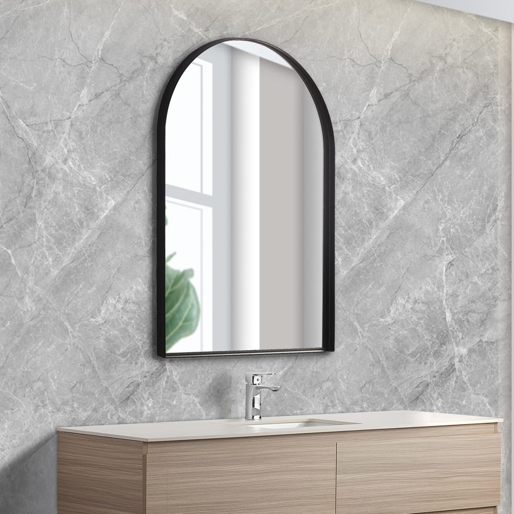 KDK Vanities KDK- KAR6090F-MB MATTE BLACK ALUMINIUM FRAMED MIRRORS 600*900MM