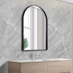 KDK Vanities KDK- KAR6090F-MB MATTE BLACK ALUMINIUM FRAMED MIRRORS 600*900MM