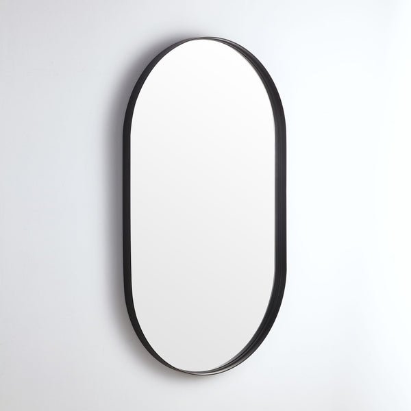 KDK Vanities KDK- KOV4590F-MB MATTE BLACK ALUMINIUM FRAMED MIRRORS 450*900MM