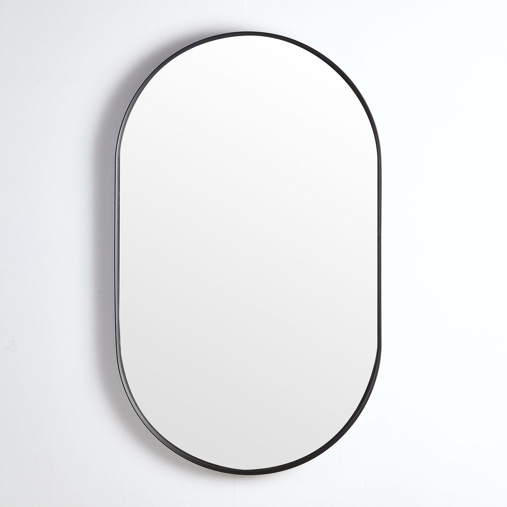 KDK- KOV60100F-MB MATTE BLACK ALUMINIUM FRAMED MIRRORS 600*1000MM