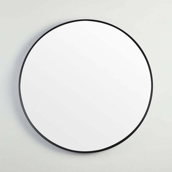KDK Vanities KDK- KR800F-MB MATTE BLACK ALUMINIUM FRAMED MIRRORS 800MM