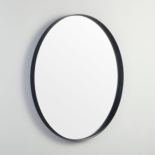 KDK Vanities KDK- KR800F-MB MATTE BLACK ALUMINIUM FRAMED MIRRORS 800MM