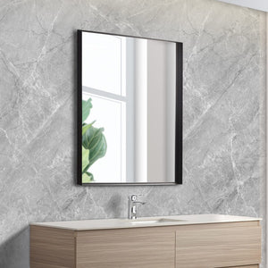 KDK Vanities KDK- KS9075F-MB MATTE BLACK ALUMINIUM FRAMED MIRRORS 750*900MM